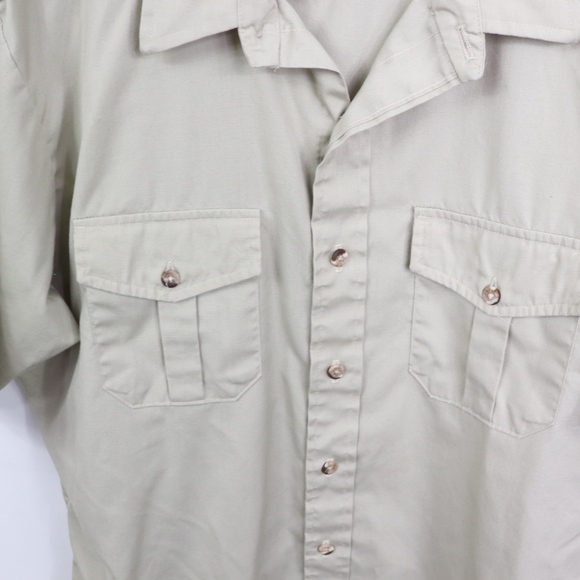 Woolrich Shirts 8s Woolrich Mens Large Double Pocket Safari Shirt